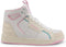 Guess Basqet - Hoge dames sneaker - Imitatieleer - Wit/Zwart - Maat 38