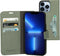 Mobiparts iPhone 13 Pro - Classic Wallet Case - Ruimte voor pasjes - Groen