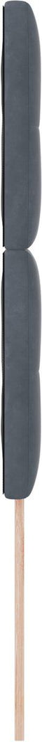 vidaXL - Hoofdbord - met - Knopen - Tufted - Donkergrijs - 80 - cm - Fluweel