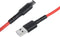 UNIQ Accessory snellader dataoverdracht Rood Micro USB Kabel 200cm - Nylon