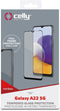 Celly Galaxy A22 5G - Schermbeschermer - Gehard glas 9H - Transparant