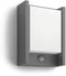 Philips Arbour - Buitenwandlamp - Bewegingssensor warmwit licht - Antraciet