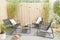 909 Outdoor Tuinset Camilla - 4-delig - Dubbele Zitbank - 2 Stoelen - Tafel - Stalenframe (4-delig)