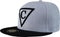 Capiche® Snapback Pet Heren – De X – Grijs & Zwart – Verstelbaar met Druksluiting – Sportcap – Baseball Cap – Mannen Cap