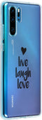 Design Backcover Huawei P30 Pro hoesje - Live Laugh Love