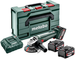 Metabo W 18 L 9-125 - Haakse accuslijper - 125 mm 18 V 4.0 Ah