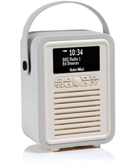 VQ Retro Mini - Draagbare Radio - DAB DAB+ FM - Grijs