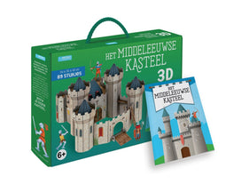 Boek + 3D-puzzel - Het middeleeuws kasteel - Boek + 3D-puzzel