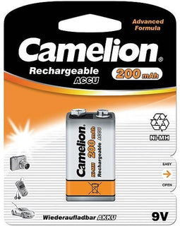Camelion NH-9V200BP1 - Batterij - Ni-MH 200mAh - Zilver