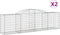 vidaXL - Schanskorven - 2 - st - gewelfd - 300x50x80/100 - cm - gegalvaniseerd - ijzer