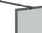vidaXL - Inloopdouchescherm - 80x195 - cm - donker - gehard - glas