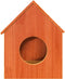 vidaXL - Kattenhuis - 41x50x50 - cm - massief - grenenhout - wasbruin