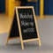 BRASQ Krijtstoepbord - Dubbelzijdig - Weerbestendig - Blank 75x135 CM