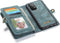 Caseme - vintage 2 in 1 portemonnee hoes - Geschikt voor Samsung Galaxy A52 / A52s - Blauw