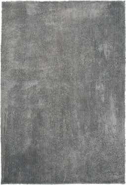 EVREN - Shaggy vloerkleed - Lichtgrijs - 140 x 200 cm - Polyester