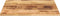 vidaXL - Tafelblad - vierkant - 80x80x3,8 - cm - massief - ruw - mangohout