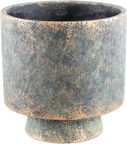 PTMD Mister Bloempot - 40 x 40 x 40 cm - Cement - Zwart