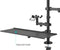 TooQ TQPM0003 - Schermtafel Support - Draaiend - Zwart (2 stuks)
