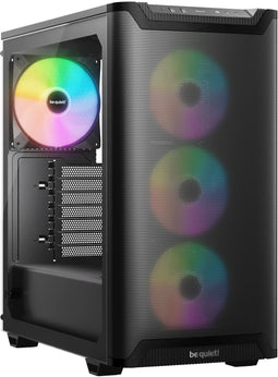 be quiet! Pure Base 501 LX - ATX Behuizing - ARGB-ventilatoren - Zwart