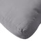 vidaXL - Palletkussen - 58x58x10 - cm - stof - grijs