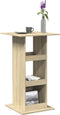 vidaXL - Bartafel - met - opbergruimte - 60x60x102 - cm - hout - sonoma - eikenkleurig