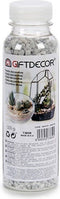 Decoratie steentjes/kiezeltjes lichtgrijs 500 gram - Aquarium bodembedekking