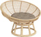 vidaXL - Zitkussen - rond - Ø - 60x11 - cm - oxford - stof - taupe