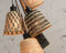 GOOD&MOJO Hanglamp Kalimantan - Bamboe/Zwart - 45x45x62cm - 7L - Scandinavisch,Bohemian - Hanglampen Eetkamer, Slaapkamer, Woonkamer