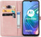 iMoshion Hoesje Geschikt voor Motorola Moto G30 / Moto G20 / Moto G10 Power / Moto G10 Hoesje Met Pasjeshouder - iMoshion Mandala Bookcase - Roze