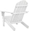 vidaXL - Tuinstoel - hout - wit