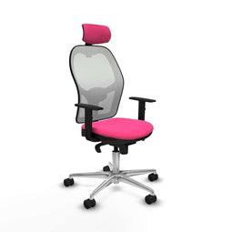 Jorquera Piqueras y Crespo 1D086N2 - Bureaustoel met hoofdsteun - Verstelbare hoogte - Roze