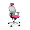 Jorquera Piqueras y Crespo 1D086N2 - Bureaustoel met hoofdsteun - Verstelbare hoogte - Roze