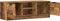 vidaXL - Tv-meubel - 102x35x36,5 - cm - bewerkt - hout - oud - houtkleurig