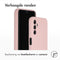 Accezz Liquid Silicone Backcover - Samsung Galaxy A14 (5G) - Schokabsorberend - Roze