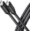 Axagon BUCM2-CM10AB - USB-C naar USB-C kabel - 1 m PD 240 W 5 A - Zwart