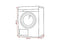 Hisense DH3S802BW3 - Warmtepompdroger - 8 kg - Allergy Care - C
