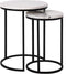 Richmond Interiors Bijzettafel Lexington set van 2 (White)