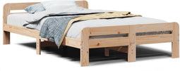 vidaXL - Bedframe - zonder - matras - massief - grenenhout - 120x200 - cm
