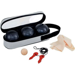 K-RO RUIMTE - Petanquetriplet - 3 zwarte ballen - diameter 73 mm (3 stuks)
