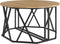 vidaXL - Koffietafel - Artisan - Eiken - 80x80x42 - cm - van - Gelaagd - Hout