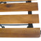 vidaXL - Tuinstoelen - inklapbaar - 2 - st - staal - en - massief - acaciahout