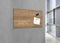 Sigel glasmagneetbord - Artverum - 91x46cm - Natural Wood - SI-GL258