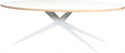 Vergadertafel Lagos breed 220CM diep 120CM bladkleur Zand Matlak