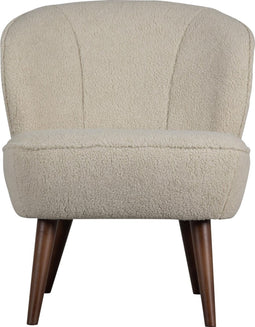 WOOOD Sara Fauteuil Teddy - Off White - 71x59x70
