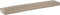 vidaXL - Ligbed - Kussens - voor - Bank - 2 - stuks - Taupe - 200x40x8 - cm - Oxford - Stof