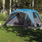 vidaXL - Gezinstent - met - luifel - 6-persoons - waterdicht - blauw