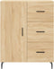 vidaXL - Dressoir - 69,5x34x90 - cm - bewerkt - hout - sonoma - eikenkleurig