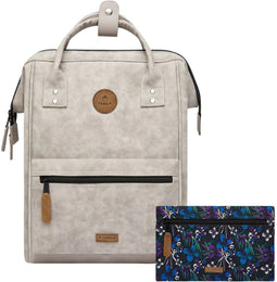 Cabaia Adventurer Medium - Laptoprugzak 13 inch - 2 verwisselbare voorvakken - Grijs