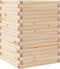 vidaXL - Plantenbak - 50x50x68,5 - cm - massief - grenenhout
