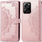 iMoshion Hoesje Geschikt voor Xiaomi Poco X5 5G Hoesje Met Pasjeshouder - iMoshion Mandala Bookcase - Rosé Goud